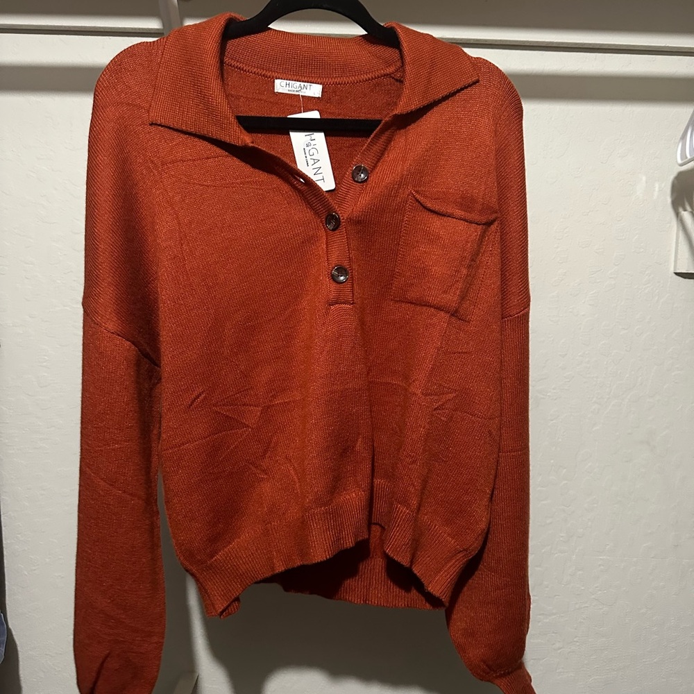 Burnt Orange Sweater